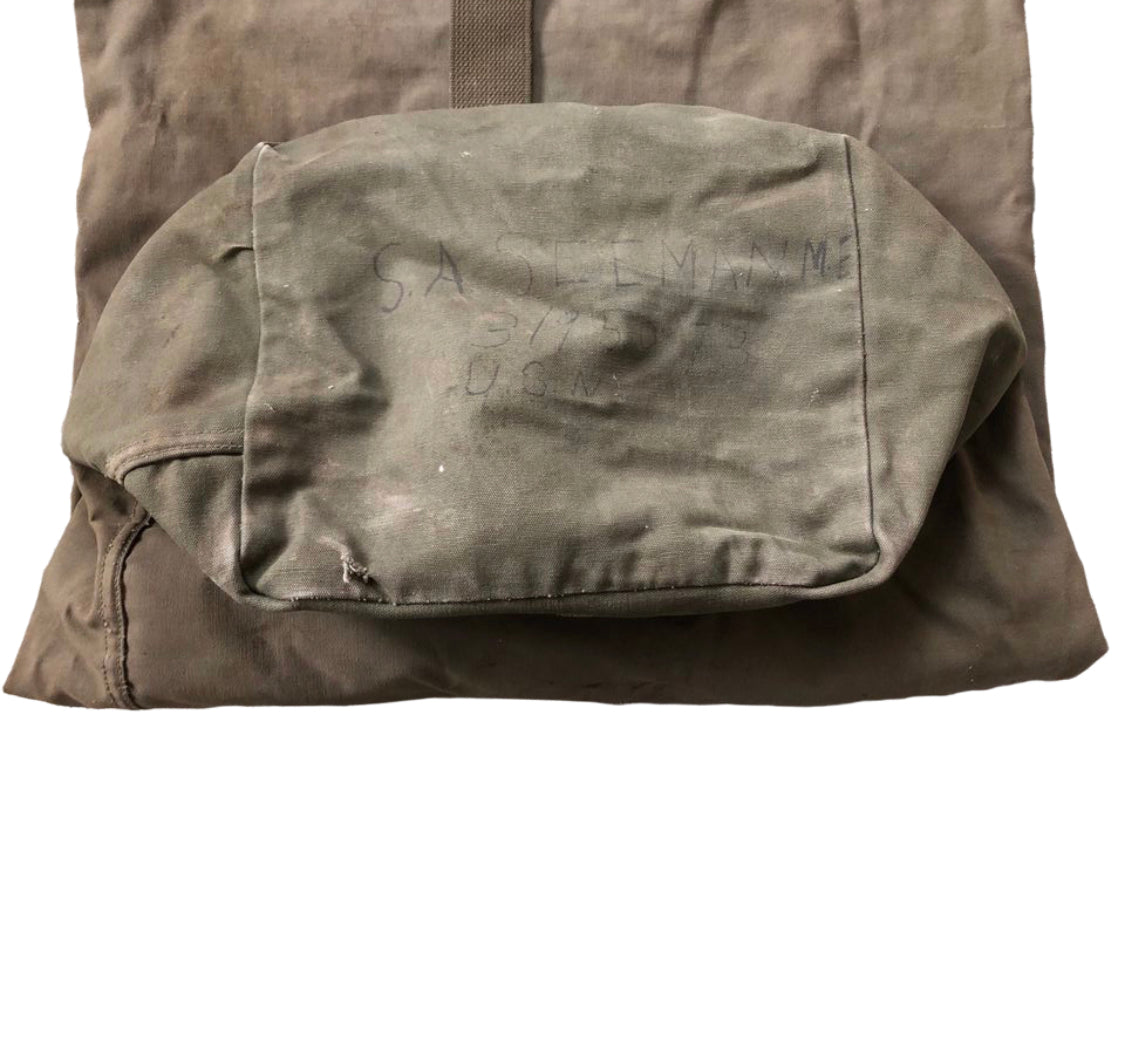 Korea 1952 Type 1 Canvas Duffel Bag, Vintage Gear