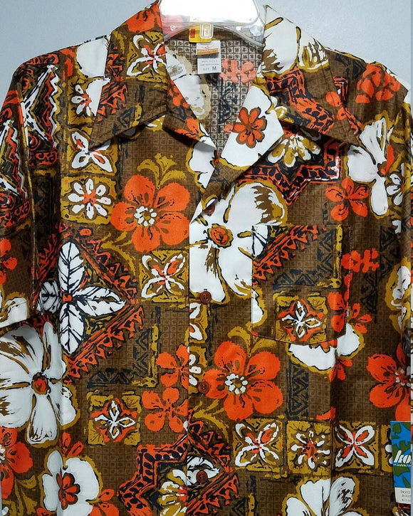The Cabana - Original Deadstock 1970s Aloha Hawaiian Shirt Size Men’s Medium Kona Kai by Jantzen Made In USA