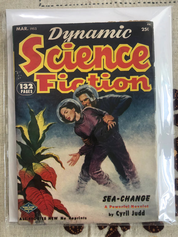 Vintage Comics - Pulp Dynamic Science Fiction March 1953 Bagged And Boarded Fantastic Cover Art