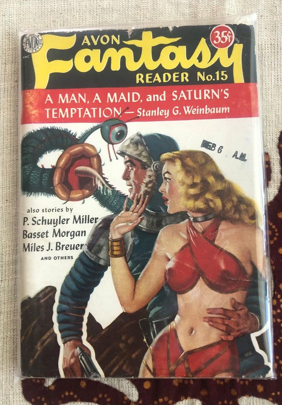 Vintage Comics - Pulp Fiction Avon Fantasy Reader Number 15 1951, Fantastic 40s - 50s Pulp With Great Cover Art