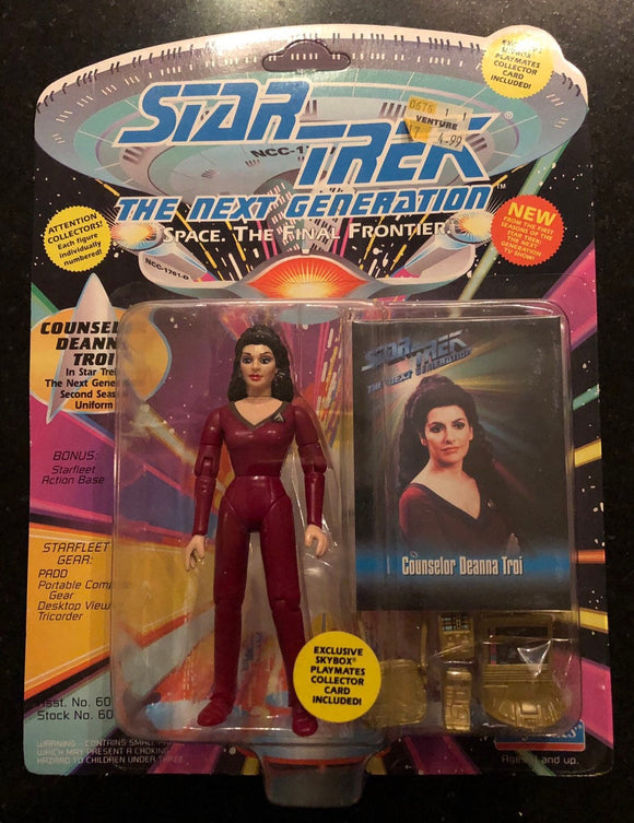 Pop Culture Mint In Package 1993 Star Trek Next Generation Counselor Troi Action Figure