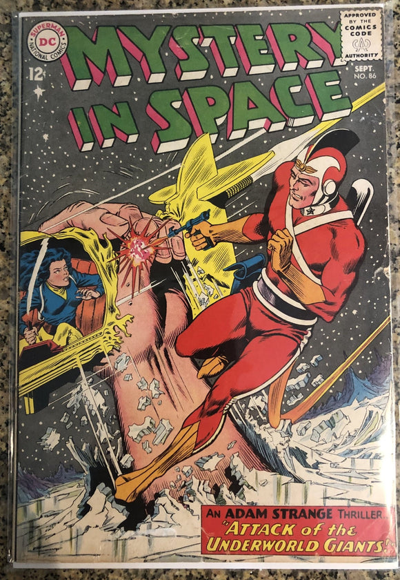 Vintage Comics Mystery in Space #86 September 1963