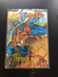 Pop Culture - Fleer Ultra 1995 Spiderman Masterpieces Peter Scanlan Limited Edition 6 of 9