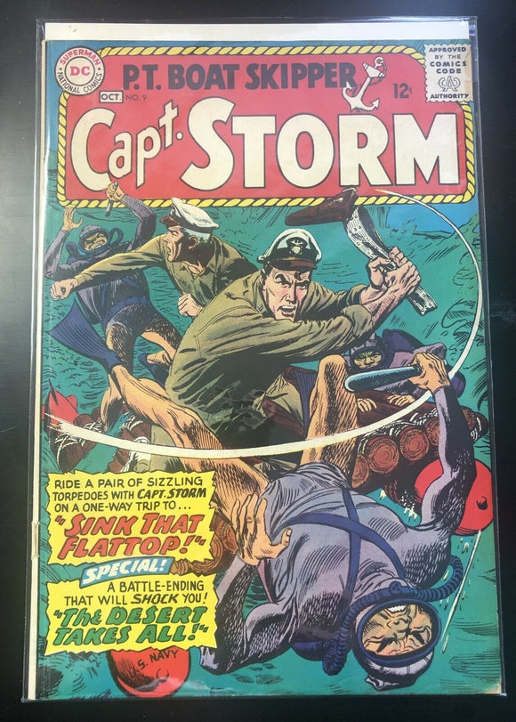 Vintage Comics DC Comics Capt. Storm #9 Silver Age