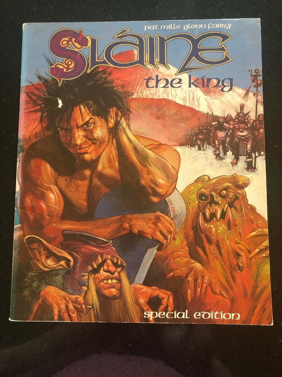 Vintage Comics Slaine The King Special Edition Over-Sized Trade Paperback TPB Glenn Fabry Nice
