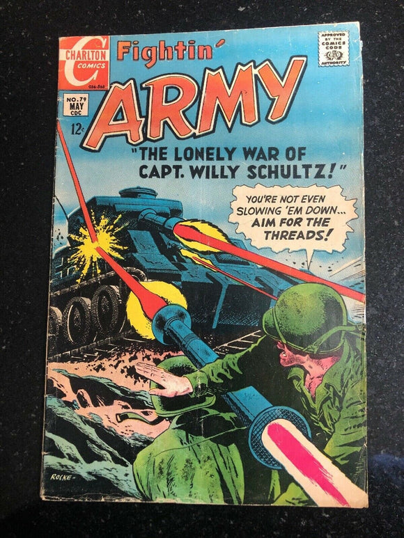 Vintage Comics Fightin' Army #79 1968 The Lonely War Of Captain Willy Schultz