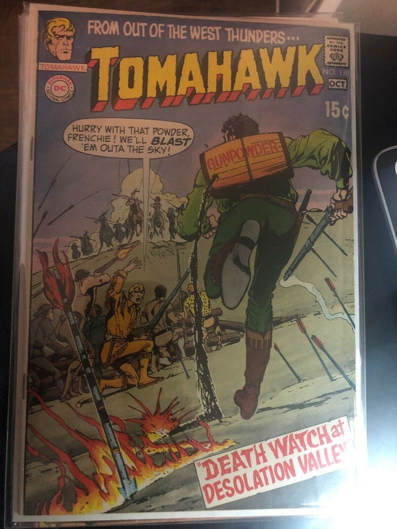 Vintage Comics DC (1970) TOMAHAWK #130 