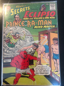 Vintage Comics House of Secrets #75 (1965) Eclipso & Prince Ra-Man Decent Copy For The Age