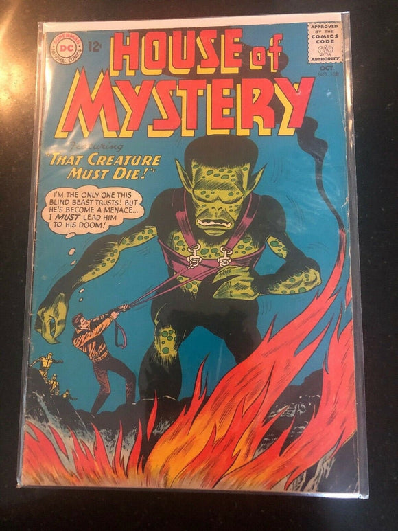 Vintage Comics House Of Mystery #138 That Creature Must Die! Decent Copy For The Age 4++