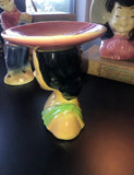 Vintage Home Decor Shawnee 896 Polynesian Hawaiian Head Vase Planter Tiki Eames Era MCM
