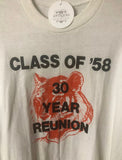 Vintage Clothing 1988 Dead Stock Perfect 30 Year Reunion T-Shirt Tiger Oakton USA Tag