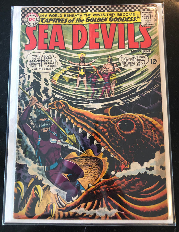 Vintage Comics DC Comics Sea Devils # 29 June 1961 Great Condition