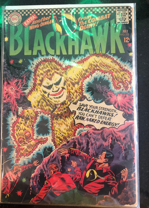 Vintage Comics Blackhawk #222 (DC Comics; 1966)