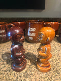 Vintage Home Decor Ports O Call Tiki Salt & Pepper Shakers 1960s From The Long Lost Polynesian Restaurant in Dallas