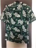 Vintage Aloha Size Extra Large 100% Cotton Hawaiian Aloha Shirt Coconut Buttons Nice