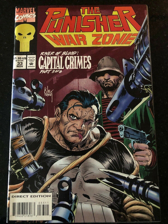 Vintage Comics Marvel Comics The Punisher: War Zone #33 Modern Age