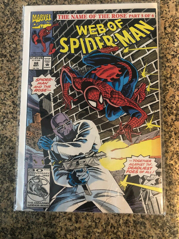 Vintage Comics Web Of Spiderman 88 - 1992- Volume 1 (fn-)
