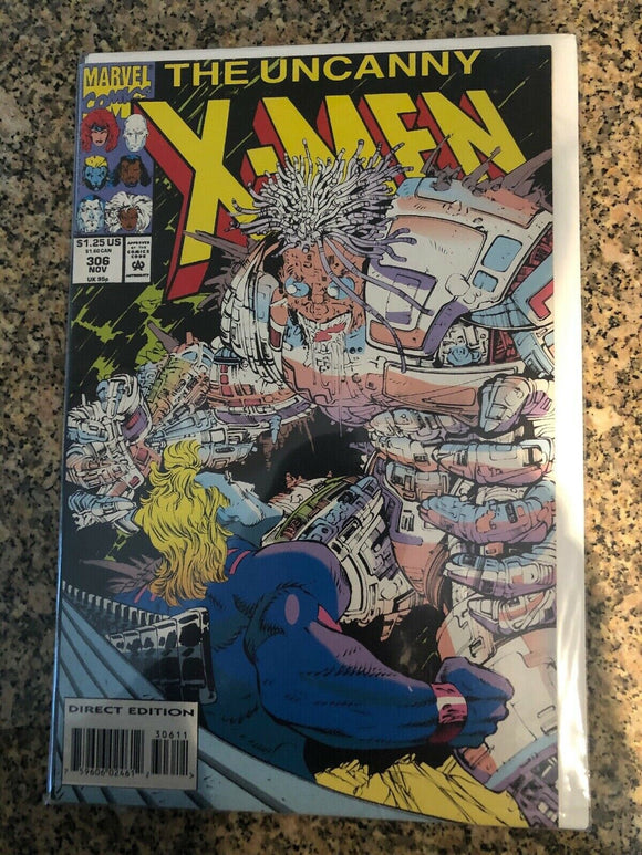 Vintage Comics Uncanny X-Men (1963 Series) #306 November 1993 Marvel Bagged and Boarded
