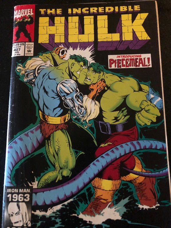 Vintage Comics The Incredible Hulk #407 (Marvel, Jul., 1993) Bagged And Boarded