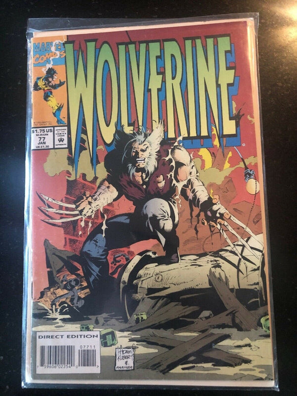 Vintage Comics Wolverine #77 (Jan 1994, Marvel)