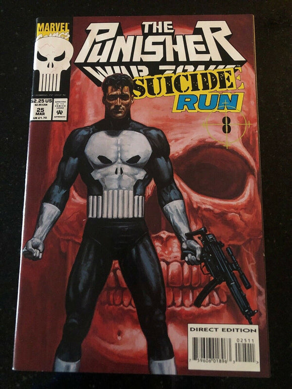 Vintage Comics The Punisher War Zone Suicide Run Mar #25 Bagged And Boarded