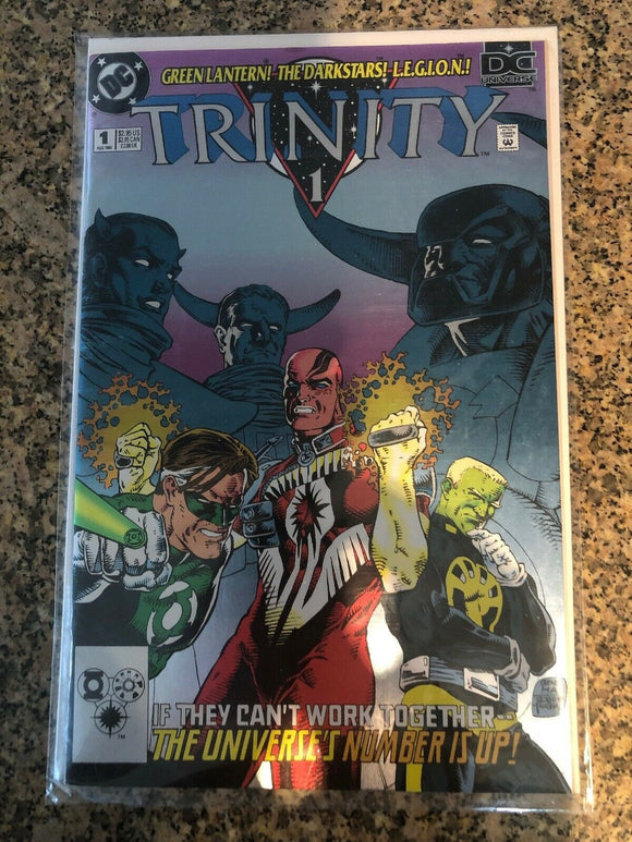 Vintage Comics Trinity #1 (Aug 1993) Starring Green Lantern Darkstars LEGION Foil Cover Nice