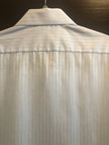 Vintage Clothing Dead Stock 1970s Men's Dress Shirt Short Sleeve Luxurata Fresh Out Of The Cellophane! Size Large