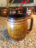 Vintage Home Decor Barrel Mug Souvenir of New York City 1960s Fantastic Find Great Condition Vintage Travel Coolness