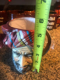 Vintage Home Decor Fantastic 60s Tilso Japan Figural Mug Cup Middle Eastern Man