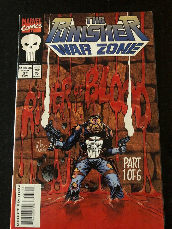 Vintage Comics Punisher War Zone (1992) #31 NM Marvel Comics Joe Kubert Art