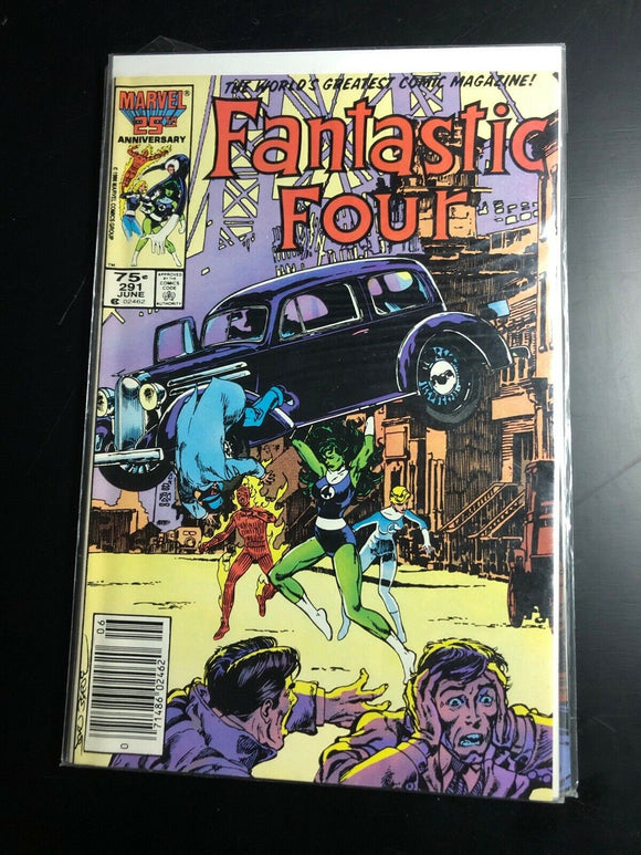 Vintage Comics Fantastic Four #291 (1986) Marvel Comics Jim Shooter John Byrne