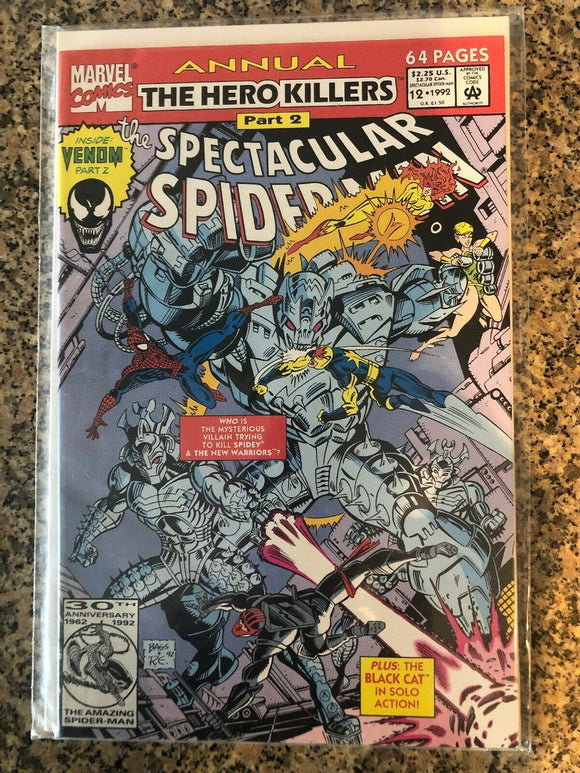 Vintage Comics The Spectacular Spider-Man Annual #12 (1992, Marvel) Venom!