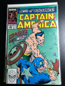 Vintage Comics Captain America #365 (1989, Marvel)