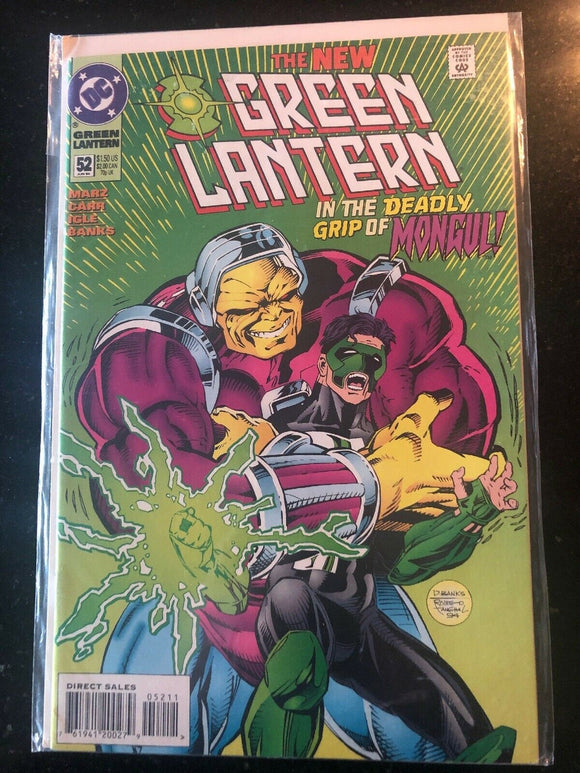 Vintage Comics Green Lantern Number 52 MONGUL DC Bagged And Boarded Mid Grade