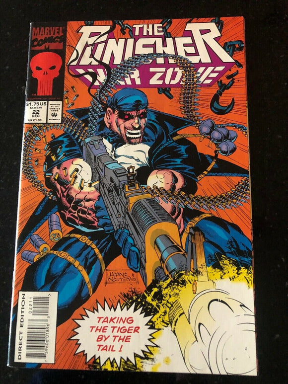 Vintage Comics Punisher War Zone #22 (Marvel, 1993) Bagged And Boarded Nice Copy