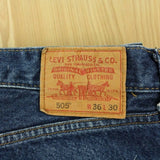 Vintage Clothing Levi's 505s 36/30 Zip Front Nice & Worn Soft Slightly Distressed Whiskered Classics
