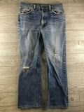 Vintage Levi’s 517 Boot Cut Jeans Size 34/29 Fantastic Distressing & Wear