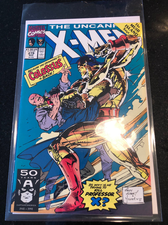 Vintage Comics The Uncanny X-Men #279 August 1991 Bagged And Boarded