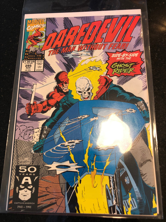 Vintage Comics Daredevil #295 August 1991 Bagged & Boarded