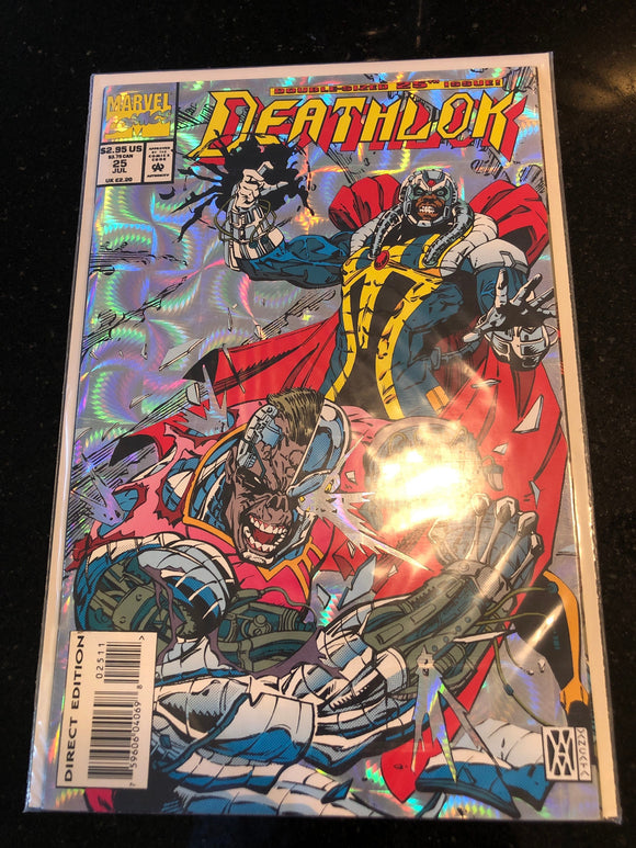 Vintage Comics Double Sized 25th Issue Deathlok #25 July 1993 Bagged & Boarded