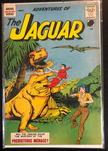 Vintage Comics Archie Adventure Series The Jaguar #10 November 1961 Bagged And Boarded