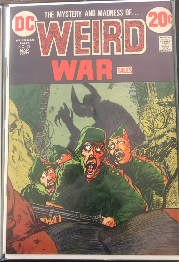 Vintage Comics DC Comics Weird War Tales #12 February 1973 Fine Condition