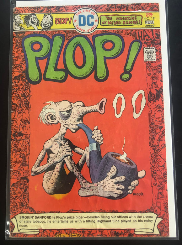 Vintage Comics DC Comics Plop #19 February 1976 Bagged And Boarded