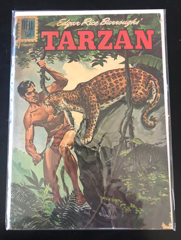 Vintage Comics Dell Comics Tarzan #128 February 1962