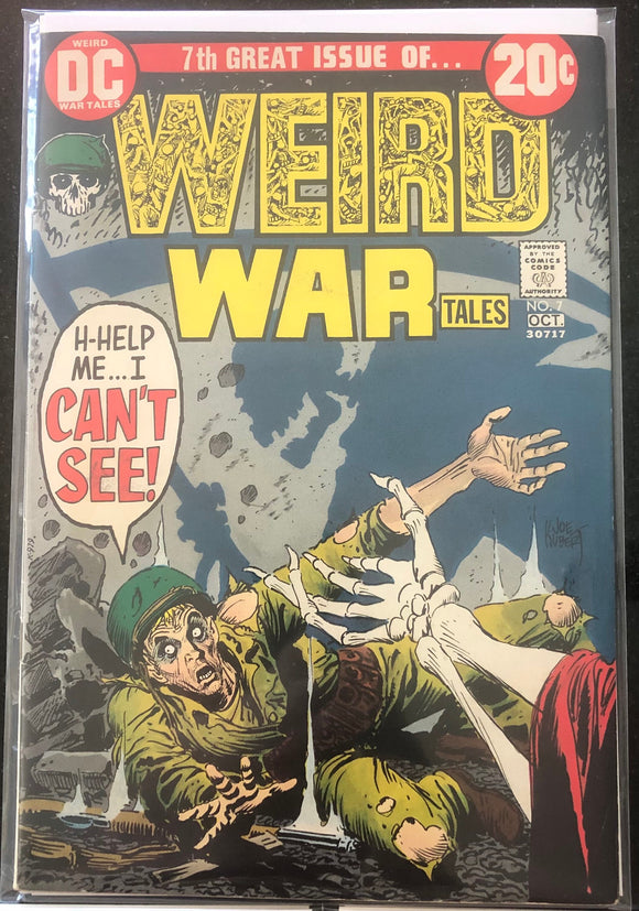 Vintage Comics DC Comics Weird War Tales #7 September-October 1972