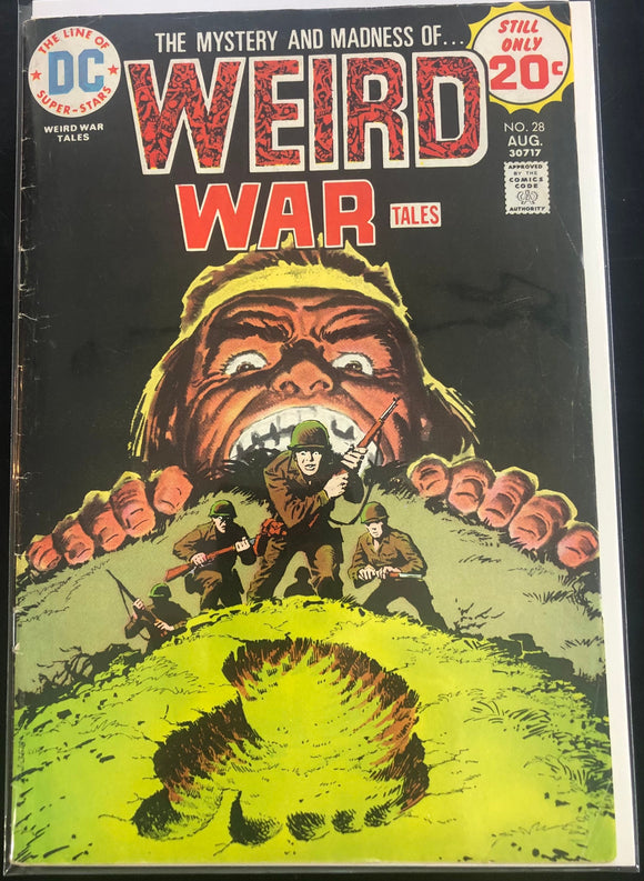 Vintage Comics DC Comics Weird War Tails #28 August 74, Bagged & Boarded
