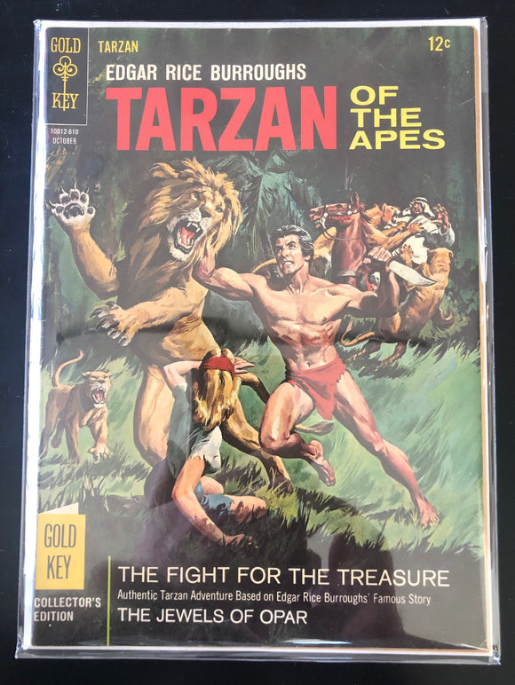 Vintage Comics Gold Key Comics Tarzan Of The Apes #161 October 1966