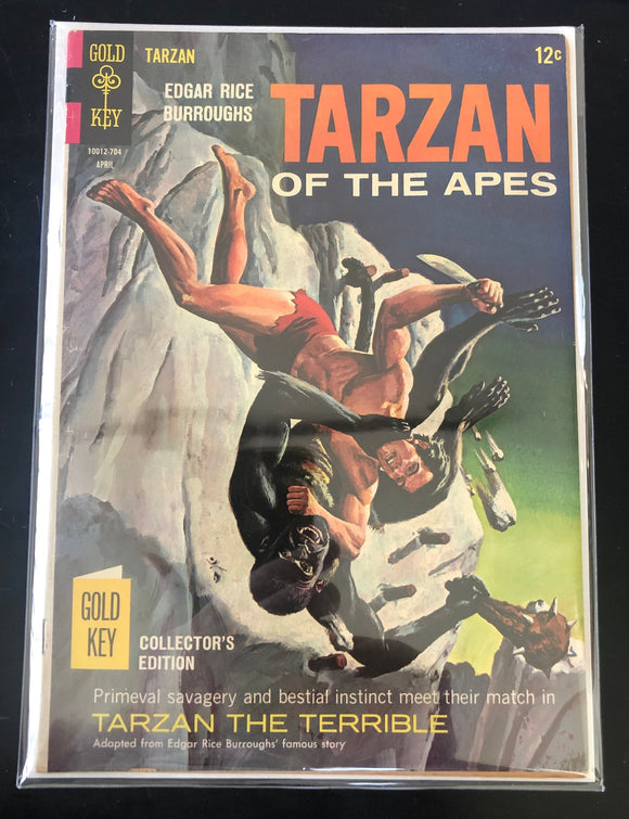 Vintage Comics Tarzan Of The Apes Gold Key Comics #166 April 1967