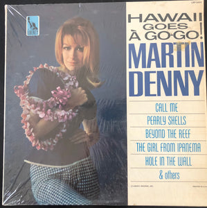 Vintage Vinyl Hawaii Goes A Go-Go Martin Denny LRP-3445 Mono Liberty Records 1966