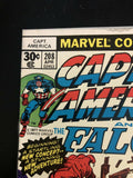 Vintage Comics Captain America & The Falcon 204 And 208 Lot Arnim Zola First Appearance Nice Condition